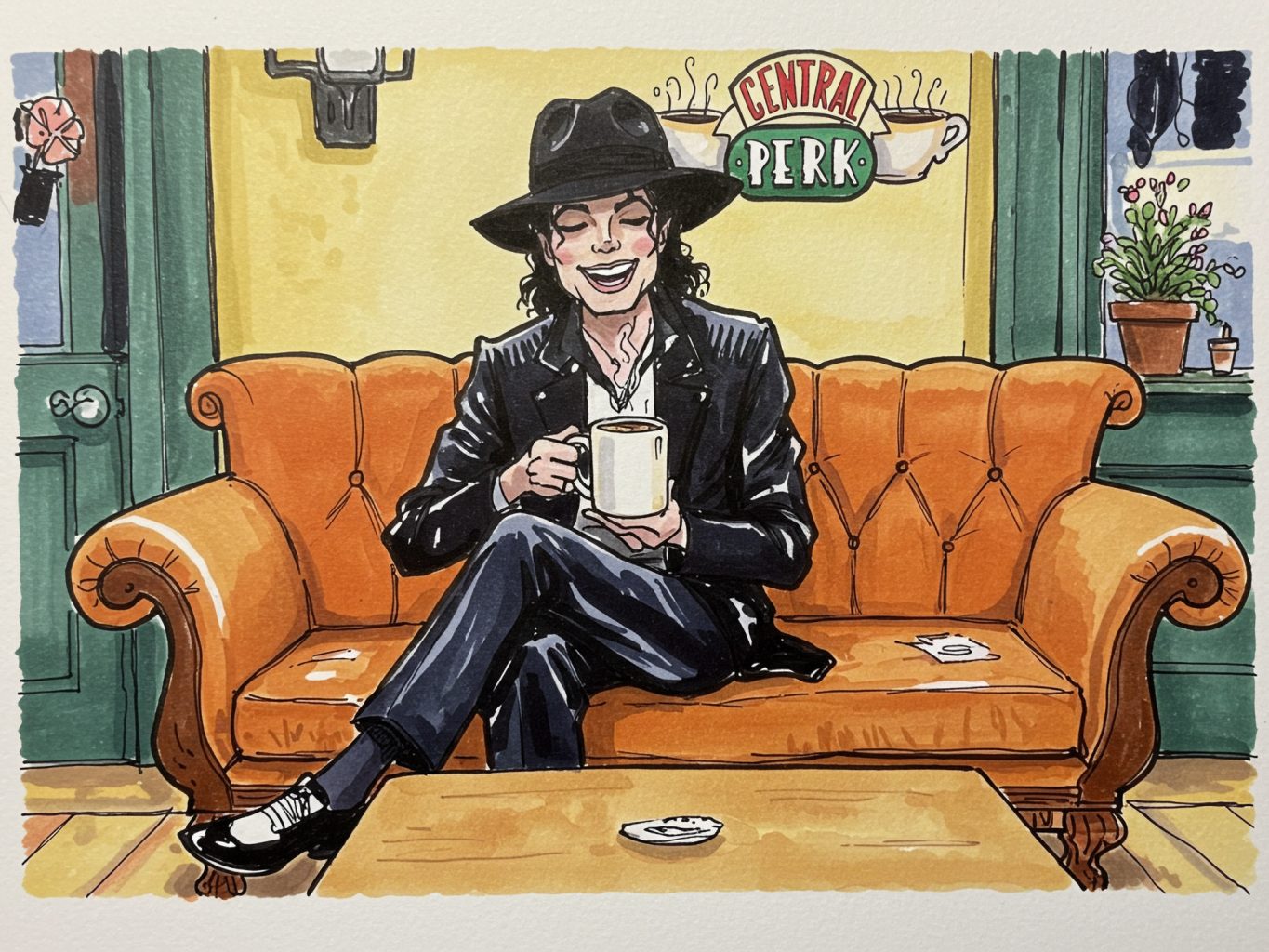 Waiting For His Friends