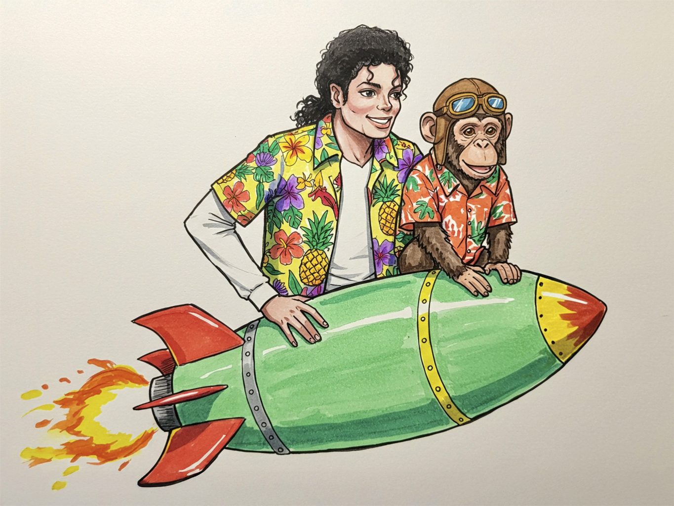 Blast Off with Michael And Bubbles