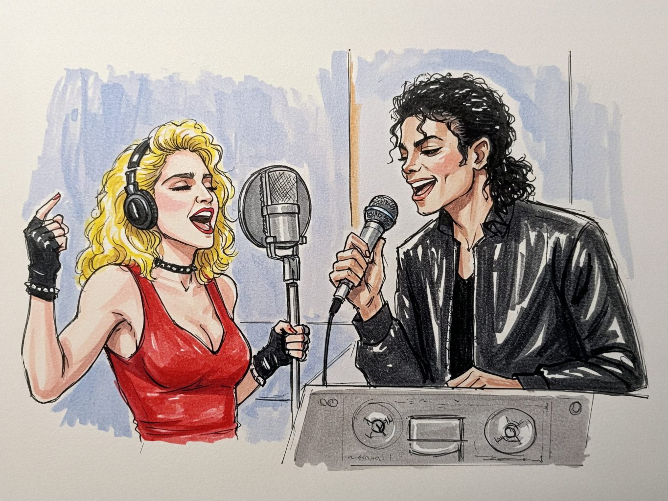 Madonna and Michael Duet