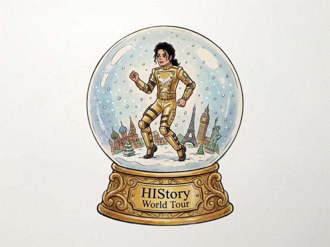 HIStory Snow Globe
