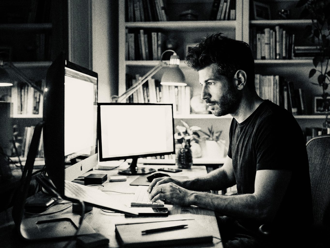 Matt Blank creating something new